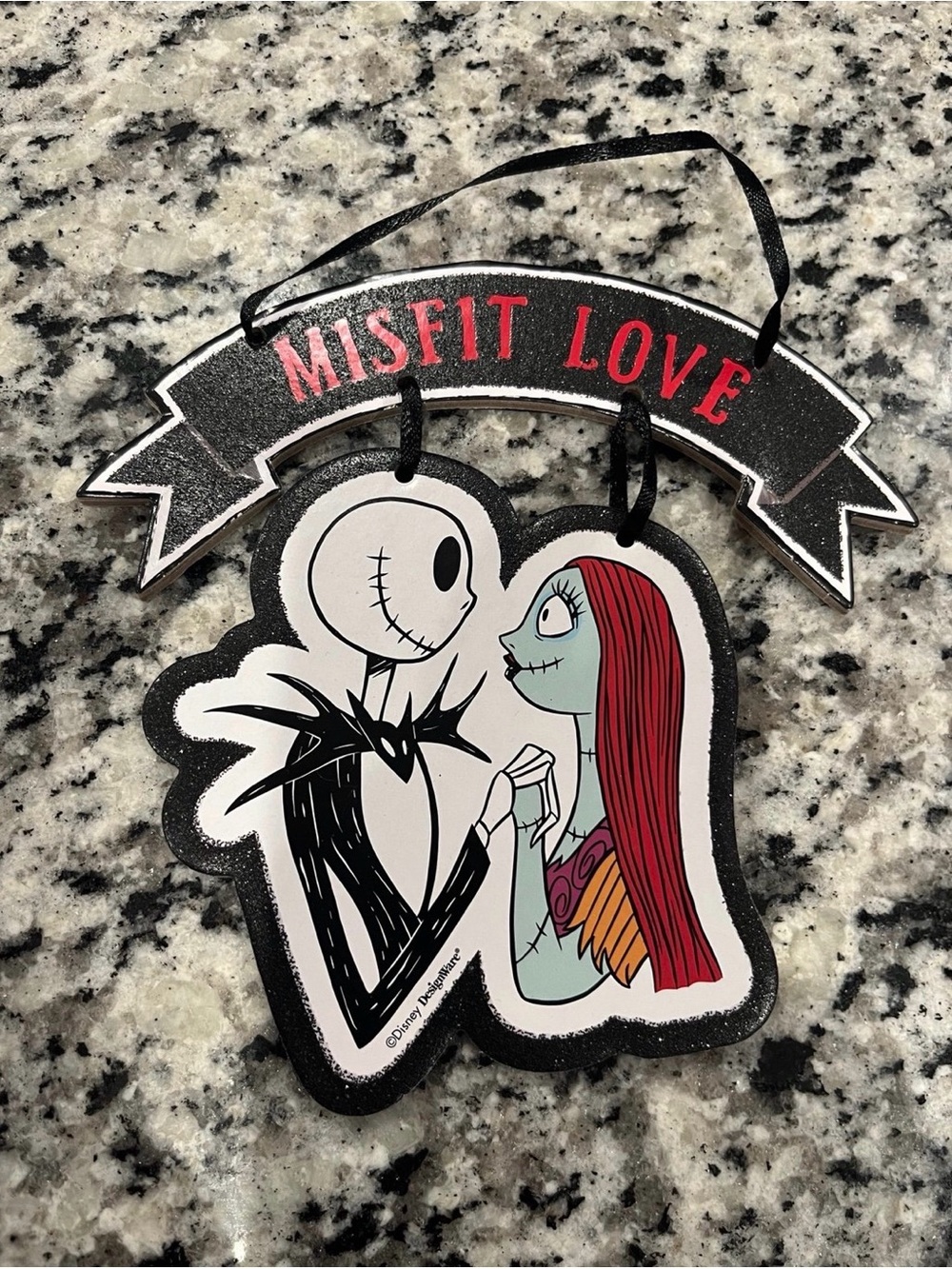 Nightmare Before Christmas- Jack & Sally Ornament / Plaque